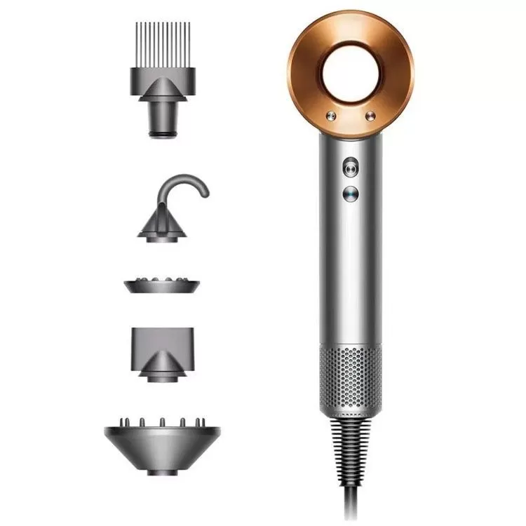 Фен Dyson Supersonic HD07, никель/медь (Nickel/Copper)