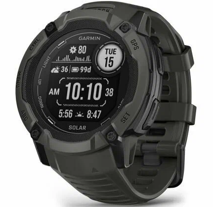 Умные часы Garmin Instinct 2X Solar 50 мм, черный (010-02805-00)