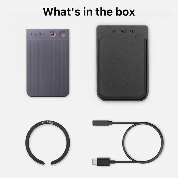 Диктофон Plaud Note с ChatGPT, черный